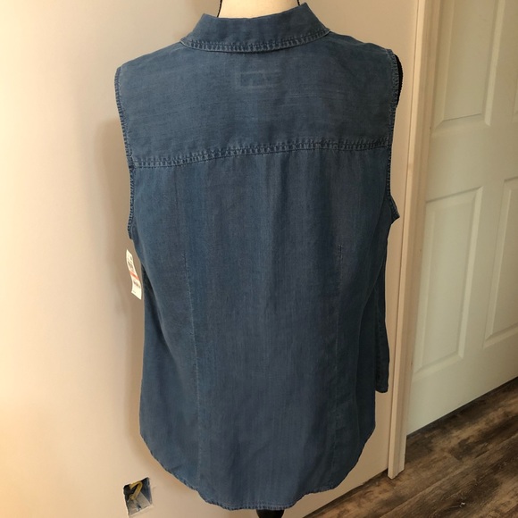 NWT Charter Club sleeveless 100% Lyocell blouse 14 - Picture 2 of 5